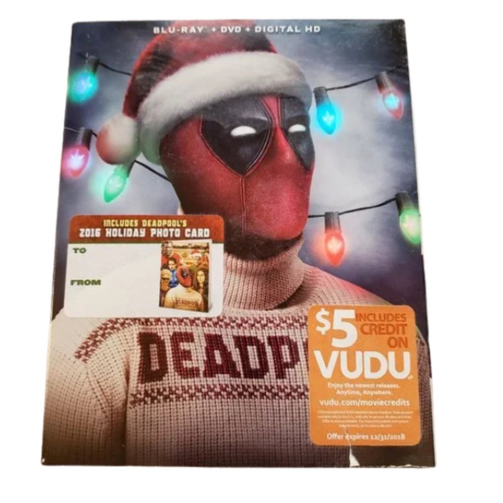 Deadpool (Blu‑ray + DVD + Digital Copy) – Factory Sealed, New - Picture 2 of 5